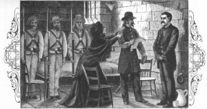 Webster receive his warrant for execution, as depicted in Pinkerton's book.
